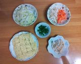 *幼児食*笹かまと仙台白菜の塩焼そば作り方2写真
