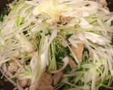 ゴマ油香る☆空芯菜と豚肉のザーサイ炒め作り方6写真
