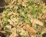 ゴマ油香る☆空芯菜と豚肉のザーサイ炒め作り方7写真