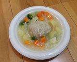 塩麹の白いハンバーグスープ作り方6写真
