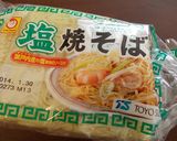 九条ネギと鶏肉の塩焼きそば作り方1写真