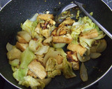 厚揚げとキャベツの炒め煮~カレー味~作り方5写真