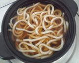 ★豆腐の卵とじ鍋焼きうどん★作り方1写真
