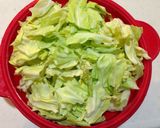 レンチン♪春キャベツとえのきの塩昆布あえ作り方1写真
