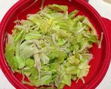 レンチン♪春キャベツとえのきの塩昆布あえ作り方3写真
