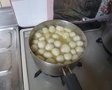 離乳食後期☆根菜たっぷりじゃが団子スープ作り方5写真