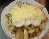 まるちゃん焼きそばでタルタルチキン作り方2写真