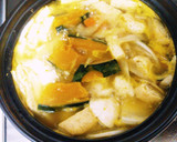 かぼちゃと根菜の鍋ほうとう風作り方5写真