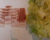 簡単♥白菜とベーコンのコンソメ煮♥作り方1写真