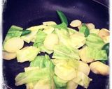 ♡キャベツとじゃがいものクリームパスタ♡作り方2写真
