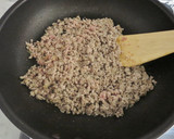 中華風肉味噌そぼろあんの野菜炒め作り方4写真