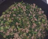 簡単コクうま＊かぶの葉と挽き肉の佃煮風作り方2写真