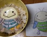 キャラ弁☆電ボ三十郎作り方9写真
