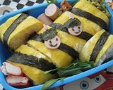 トラ柄節分弁当（キャラ弁）作り方3写真