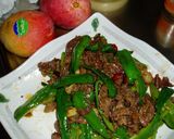 　牛肉とピーマンの炒め物（青椒炒牛肉　）作り方6写真
