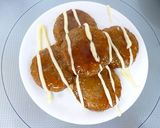 白ごま入りで✾モチモチ照りマヨ蓮根もち作り方6写真