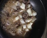 大根と牛肉のごま味噌醤油炒め作り方5写真