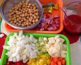 ひよこ豆と野菜のミネストローネ♬作り方2写真