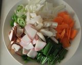 笹かま入りあんかけ焼きそば作り方1写真