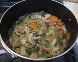 笹かま入りあんかけ焼きそば作り方3写真