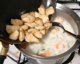 たっぷり白菜と鶏むね肉の中華風クリーム煮作り方6写真