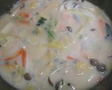 鮭と白菜のクリーム煮作り方5写真
