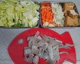 イカと白菜と厚揚げのトマト煮作り方2写真