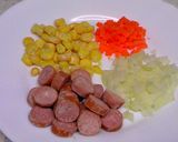 ☆あっという間！超簡単炊飯器ピラフ☆作り方1写真