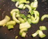 厚揚げと青梗菜の麺つゆ炒め作り方2写真