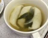 長ネギとワカメのスープ作り方20写真