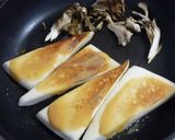 スピードおつまみ！はんぺん味噌バター焼き作り方2写真