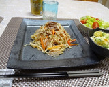 豚肉と切り干し大根のうどん焼き作り方5写真