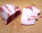 ホロホロ豚肩ロースと大根の煮物作り方1写真