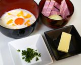 簡単!市販の素不要でカルボナーラうどん作り方1写真