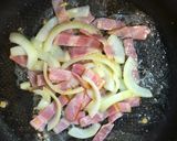 簡単!市販の素不要でカルボナーラうどん作り方5写真