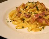 簡単!市販の素不要でカルボナーラうどん作り方11写真