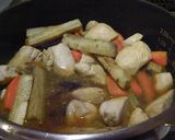 簡単！タバスコ仕立ての鶏牛蒡煮♬作り方5写真