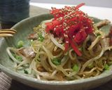 九州の味！ゆず胡椒でバリモチ塩焼きそば♬作り方4写真