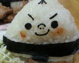 キャラ おすもうさんおにぎり。作り方1写真