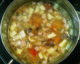 残り野菜でミニトマコンソメスープ♪作り方4写真