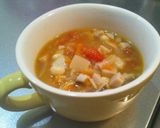 残り野菜でミニトマコンソメスープ♪作り方5写真