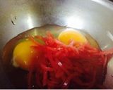 お弁当に♡紅しょうが入り卵焼き作り方1写真