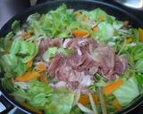 野菜たっぷり☆塩バターチーズ焼きそば作り方3写真