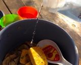 【山ごはん】卵スープからスーラータンメン作り方3写真