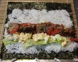 ロコモコ巻き寿司作り方4写真