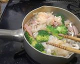 ほたてとブロッコリーの煮もの作り方4写真