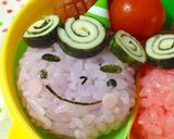 キャラ弁☆鬼の子おにぎり作り方3写真