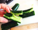 すりこぎ片手に＊たたきキュウリ作り方4写真
