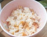 風邪に！梅干し混ぜおかゆ作り方6写真