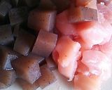 簡単蒟蒻とササミの甘辛炒め煮♪作り方1写真